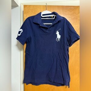 Ralph Lauren Kids Polo Shirt in Deep Blue